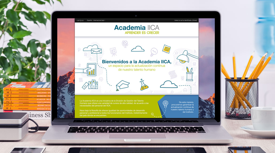 IICA - Diseño portal web Academia para el IICA